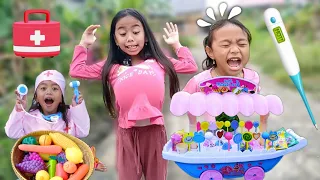 Masak Masakan 💞 Dokter Dokteran Ambulance Pasien Sakit Perut 💞 Mainan Anak Perempuan 💞 Drama Parodi