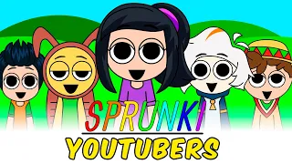 TRANSFORMÉ A LOS YOUTUBERS EN SPRUNKI 😱 | INCREDIBOX SPRUNKI HORROR GAME COMPLETO 😨 | ADRI SF