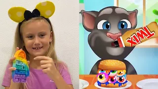 Talking Tom and Talking Angela in Real Life by Diana My Life