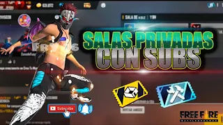 🔵EN VIVO/FREE FIRE💎SALAS PRIVADAS/CON SUBS💎REGION EEUU💯