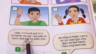 انكليزي الصف الرابع الابتدائي ص7- 6 new friends يونت 1 الدرس 1 English