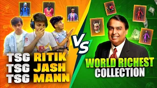 Ritik Jash & Mann Collection Vs India’s Richest Collection Player  || Mukesh Ambani 😂 - Freefire