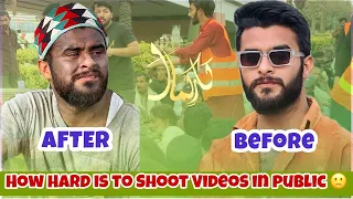 Very difficult to Make videos in public 🥹 | Rai Arslan Liaqat
