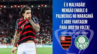 FLAMENGO ENGOLE O PALMEIRAS NA COPA DO BRASIL E ABRE BOA VANTAGEM PARA O JOGO DA VOLTA NO ALLIANZ!