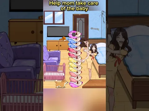 Help mom take care of the baby #games #viral #trending