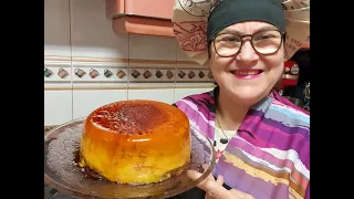 Postre Fácil Bizcoflan riquísimo 😋 sin Horno
