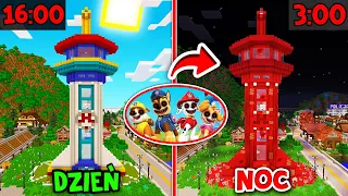 JAK WIEŻA PSIEGO PATROLU ZAMIENIA SIĘ W STRASZNĄ O 3:00 W MINECRAFT?! GPLAY & LUMI