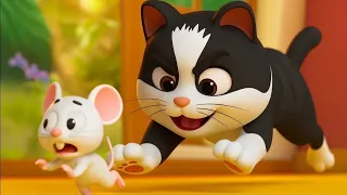 Meow Meow Billi Kerti Meow | म्याऊँ म्याऊँ बिल्ली करती म्याऊँ | Hindi Rhyme | Nursery Rhyme For Kids