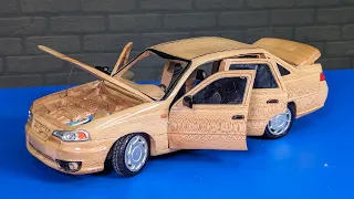 Chevrolet Nexia Out of Wood - Wooden Model Car