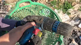 Awesome! Found a lot of money $$ & Repair instrument and good thing from the trash near my village