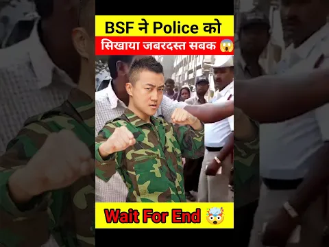 BSF जवान ने Traffic Police को सिखाया सबक 😱🤯