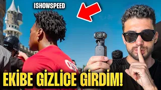ISHOWSPEED'İN EKİBİNE GİZLİCE GİRDİM!! | İstanbulda kaos!!