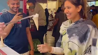 Anjali Arora Defeat Turkish Ice Cream | Amrik Sukhdev, Murthal Haryana | #dondurma #turkishicecream