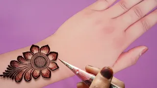 Simple eid Mehndi Design||Arabic Mehndi||FrontHand Mehandi|| Easy Mehndi Design|| mehndi designs