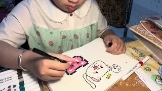 Daily Vlog - Vẽ Tranh Theo Phong Cách Pixel Hình Gấu Lotso