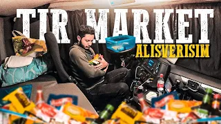 TIRIMA MARKET ALIŞVERİŞİ YAPTIM! - SCANİA TIR VLOG