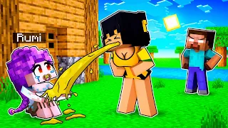 Ela SÓ queria ADOTAR RICOS CAÇADORES DE DEMÔNIOS KPOP no Minecraft 🐉💰