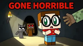 Minecraft Prank Gone HORRIBLE Part 1😱 Friends Battle Sprunki & Zombies! 