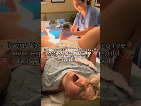 Painful Labor And Delivery || Managing Painful Birth😢 #shorts #shortsfeed #birthvlog #homebirth