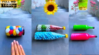 Breaking glass bottle ⚠️🔥 Crushing Crunchy & Soft Things #asmr #shorts #asmrsound #satisfyingvideo