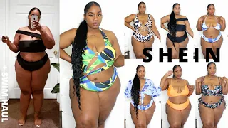 EVERYTHING IS MY FAVORITE! PLUS SIZE SHEIN SWIM HAUL! SIZE 2X | 2021