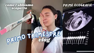 SONO INCINTA 🥹 IL MIO PRIMO TRIMESTRE Vlog