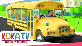 Wheels on the Bus | Koka TV Nursery rhymes