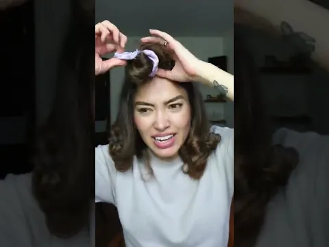 Peinado setentero/ochentero súper fácil 🥰