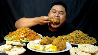 MENU SAHUR 4 BUNGKUS NASI GORENG+MIE GORENG AYAM KENTUCKY....