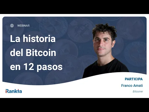 Franco Amati, Bitcoiner, nos explica en este webinar la historia del Bitcoin durante estos últimos 12 años, haciendo un repaso a todos los pros y contras que han surgido durante la historia de esta criptomoneda.