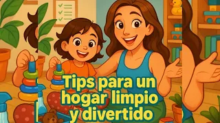 Tips para un hogar limpio y divertido 🌈 (con niños) ✨