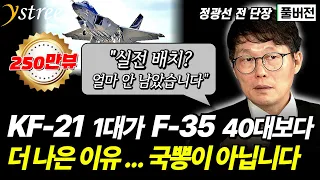 KF-21 한대가 F-35 40대보다 더 나은 이유! 불가능하다던 KF-21, 자체 무장과 엔진 개발, 인도네시아 기술유출 논란까지 / 정광선 전 단장 (풀버전)