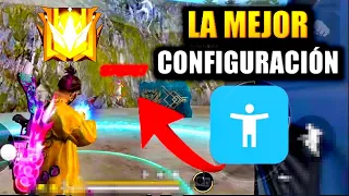 🔥LA MEJOR CONFIGURACIÓN PARA DAR TODO ROJO | COMO ACTIVAR ACCESIBILIDAD MEJORADA EN FREE FIRE 2021