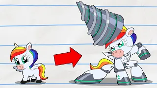 UNICORN SAVES THE DAY! | Boy & Dragon - Full Adventure | Cartoons for Kids