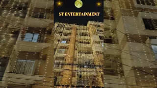 Raju decorated the building😍~mini wood toy~woodworking art skill/wood/hand carfts/#shorts#ytshorts