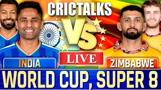 🔴 Live: IND vs ZIM, T20 World Cup 2026, Cricket Live Match Today Scores, Commentary, 1st Innings