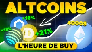 J’ACHÈTE PLEIN D'ALTCOINS, ETH 4 000$ ?