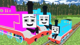 The Thomas Train family and The origin of Choo Choo Charles -Sad Story  (Part 1) minecraft animation