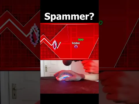 Geometry Dash: Cheater vs Hard Spam! 😱