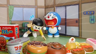のび太くん、ちゃんと たべてる？　おもちゃ アニメ【ドラえもん】【こども専用】