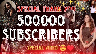 Special Video♥️😍 | Special thank you 500000 subscribers 🥹♥️ | #anikhasurendran | keep supporting💪♥️👏