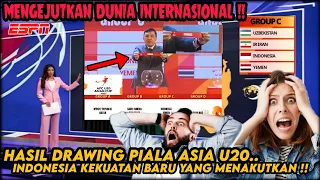 HASIL DRAWING PIALA ASIA U-20 2025 SEMUA PANIK 1 GRUP DENGAN INDONESIA ‼️