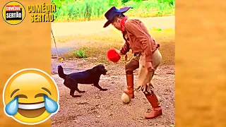 Cowboy x Cachorro! 😂 Vídeos Engraçados de 2023 e 2024