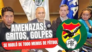 ¿Qué pasa con el FÚTBOL BOLIVIANO?, esto paso en la reunión de clubes