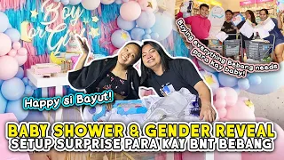 GENDER REVEAL AND BABY SHOWER SURPRISE SET UP PARA KAY BNT BEBANG!