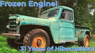 Will this Willys Pickup Run after 31 Years? SEIZED Engine