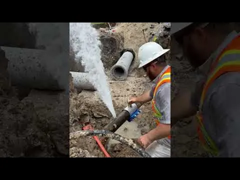 High Pressure Water Main Repair || ViralHog