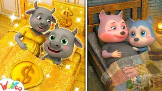 Rich Mom Vs Poor Mom 🤰 Caring Pregnant Song | Kids Songs & Nursery Rhymes for Toddlers