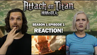 Attack on Titan | 1x1 To You, in 2000 Years: The Fall of Shiganshina, Part 1 - REACTION!