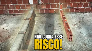 COMO FAZER PAREDE NA LAJE DO ZERO! COM TODO PASSO A PASSO
